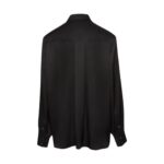 MAGDA BUTRYM CLASSIC SILK SHIRT IN BLACK
