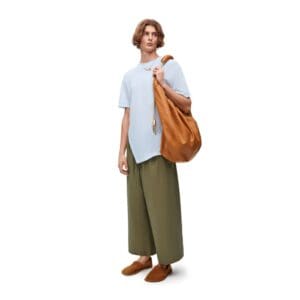 LOEWE ASYMMETRIC  T SHIRT IN COTTON BLEND