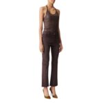 STOULS DEAN 22 PANTS FLARED LEATHER JEANS