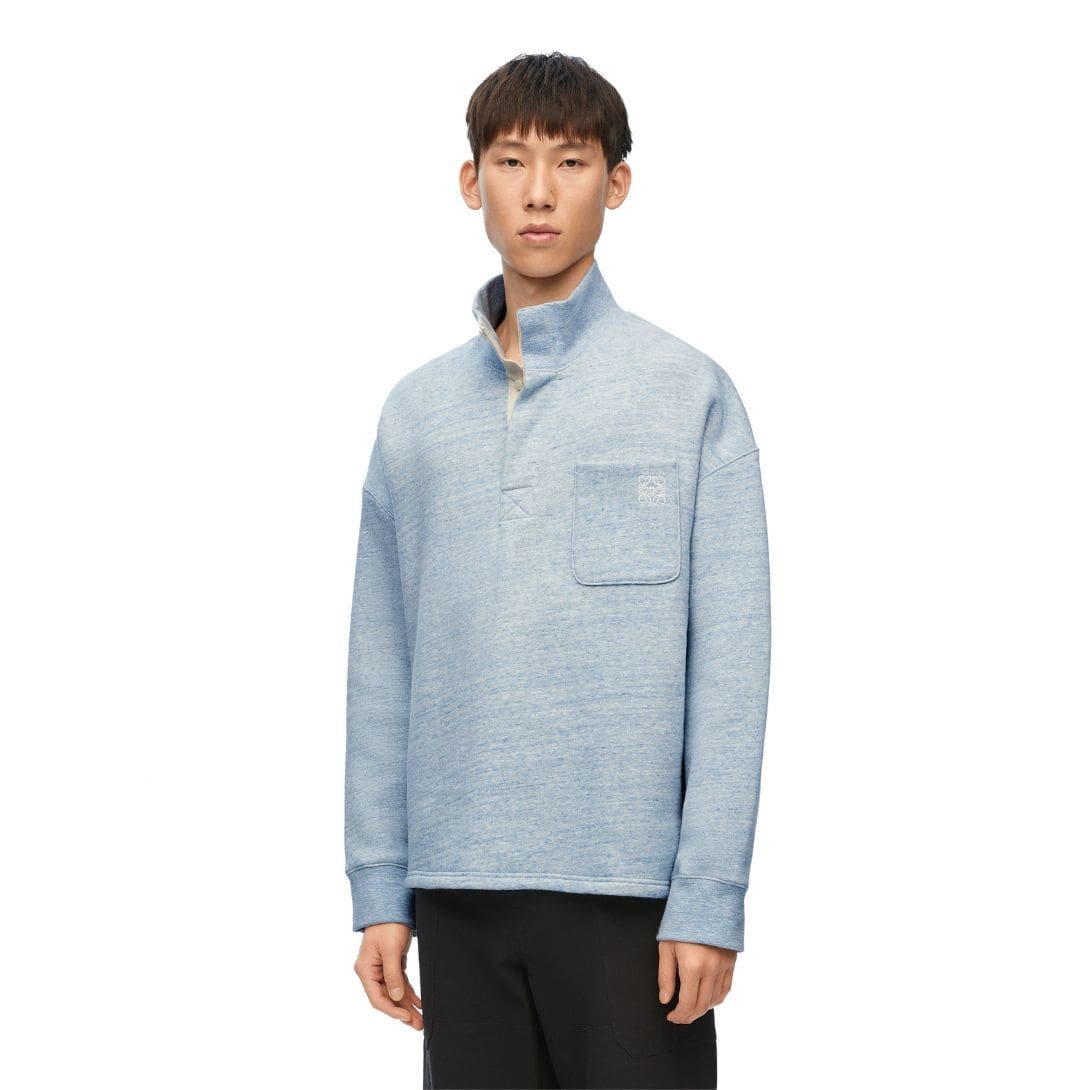 LOEWE HIGH NECK SWEATSHIRT IN COTTON