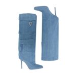 THE ATTICO "SIENNA" DENIM BOOT