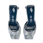 THE ATTICO ''MINI DEVON'' BLUE DENIM MULE