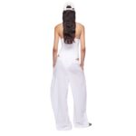 vTHE ATTICO WHITE LONG PANTS