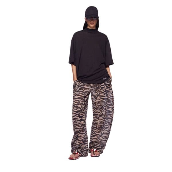 THE ATTICO BLACK T-SHIRT