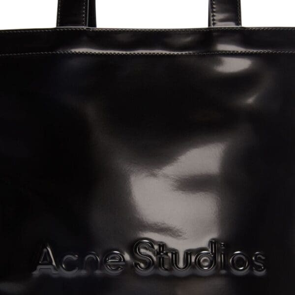ACNE STUDIOS LOGO SHOULDER TOTE BAG