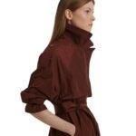 YVES SALOMON TECHNICAL FABRIC TRENCH COAT