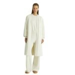 YVES SALOMON MERINO KNIT AND MINK LONG CARDIGAN