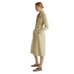 YVES SALOMON LONG LEATHER TRENCH COAT