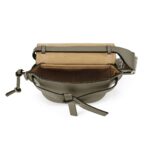 LOEWE GATE DUAL MINI BAG IN SOFT CALFSKIN AND JACQUARD