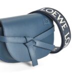 LOEWE GATE DUAL MINI BAG IN SOFT CALFSKIN AND JACQUARD