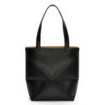 LOEWE PUZZLE FOLD TOTE BAG IN SHINY CALFSKIN