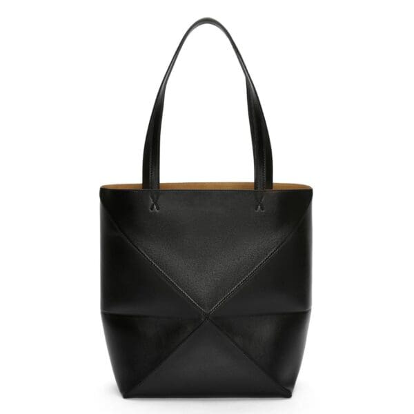LOEWE PUZZLE FOLD TOTE BAG IN SHINY CALFSKIN