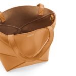 LOEWE PUZZLE FOLD TOTE MINI BAG IN SHINY CALFSKIN