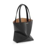 LOEWE PUZZLE FOLD TOTE MINI BAG IN SHINY CALFSKIN