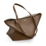 LOEWE PUZZLE FOLD TOTE XL BAG IN SHINY CALFSKIN