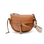 LOEWE SMALL GATE BAG IN SOFT CALFSKIN AND JACQUARD