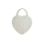 DSQUARED2 TRANSPARENT GLITTER HEART BAG