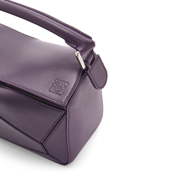 LOEWE SMALL PUZZLE BAG IN SATIN CALFSKIN