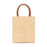 LOEWE STANDARD A5 TOTE BAG IN RAFFIA