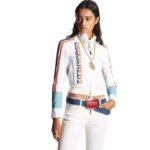 DSQUARED2 D2 RIDER ZIPPED JACKET