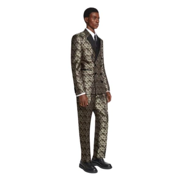 DRIES VAN NOTEN JACQUARD PANTS