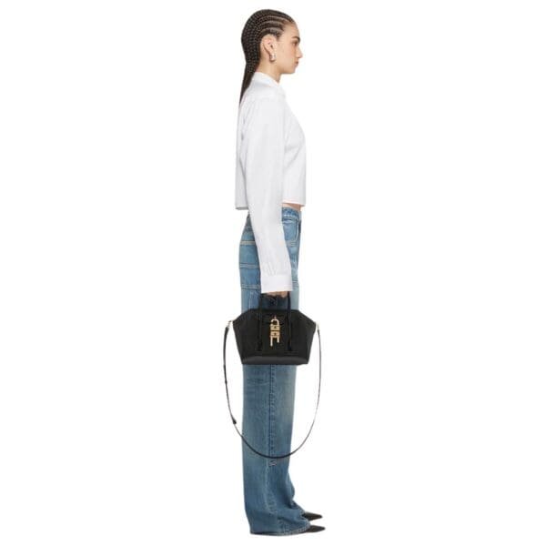 vGIVENCHY CROPPED SHIRT IN POPLIN
