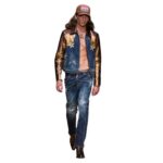 DSQUARED2 DARK RIPPED HYBRID KABAN
