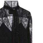 GIVENCHY BLOUSE IN LACE WITH LAVALLIERE