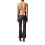 STOULS DEAN 22 PANTS FLARED LEATHER JEANS
