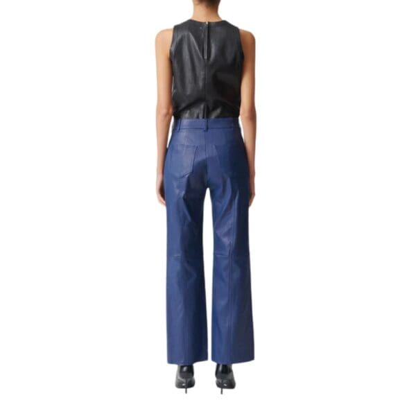 STOULS BENNY LEATHER TRUMPET PANTS
