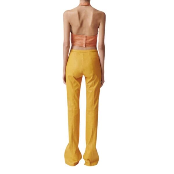STOULS KAM PANTS LEATHER TAPERED PANTS