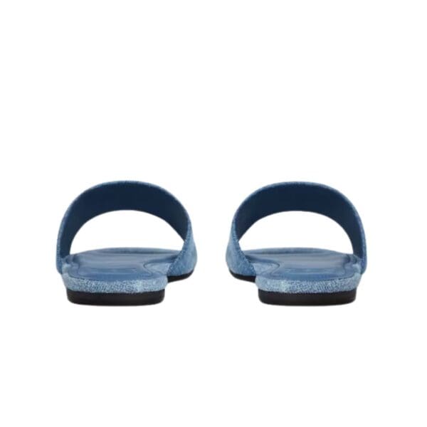 GIVENCHY 4G MULES IN WASHED DENIM