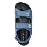 GIVENCHY 4G SANDALS IN DENIM
