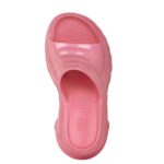 GIVENCHY MARSHMALLOW WEDGE SANDALS IN IRIDESCENT RUBBER