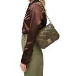 LOEWE GOYA PUFFER BAG IN SHINY LAMBSKIN