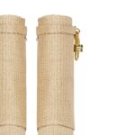 GIVENCHY SHARK LOCK ANKLE BOOTS IN RAFFIA