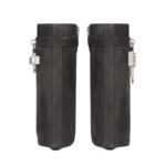 GIVENCHY SHARK LOCK ANKLE BOOTS IN SUEDE