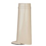 GIVENCHY SHARK LOCK BOOTS IN LEATHER