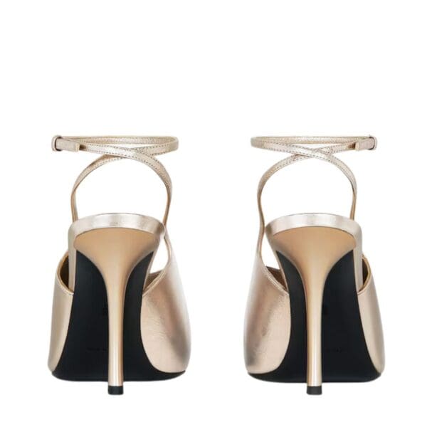 GIVENCHY SHOW SLINGBACKS IN LAMINATED LEATHER