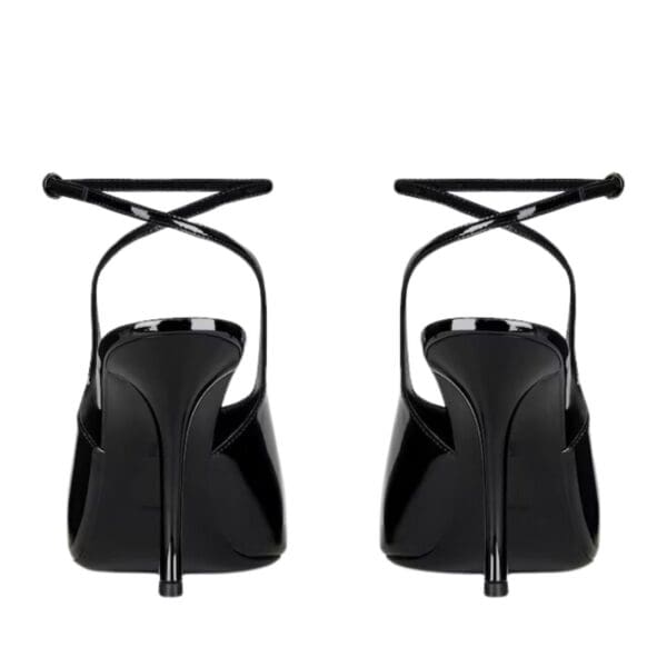 GIVENCHY SHOW SLINGBACKS IN PATENTS LEATHER