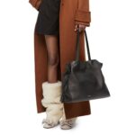 LOEWE FLAMENCO CLUTCH XL BAG IN CALFSKIN NAPPA