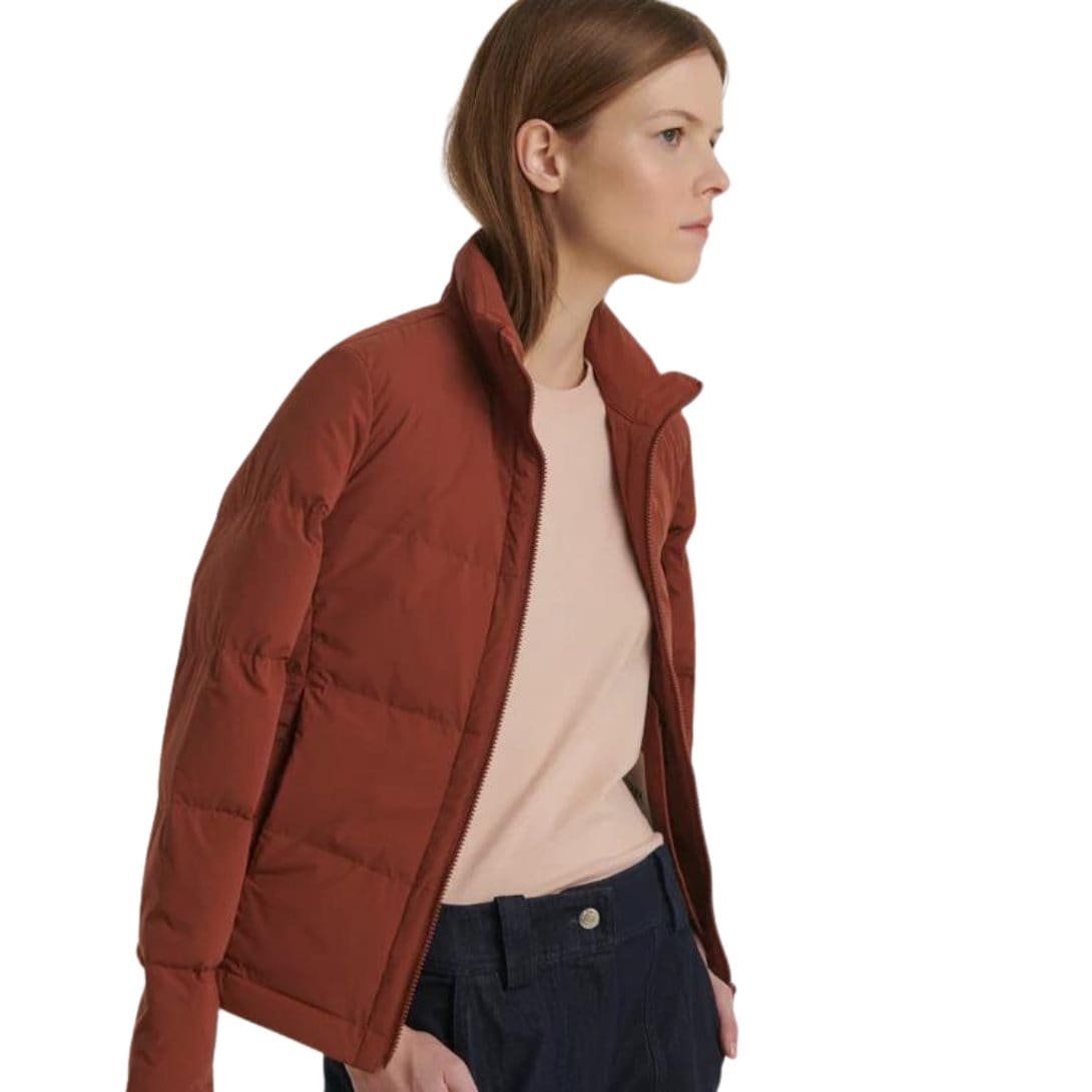 YVES SALOMON FITTED DOWN JACKET