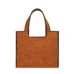 LOEWE FONT TOTE LARGE BAG IN RAFFIA