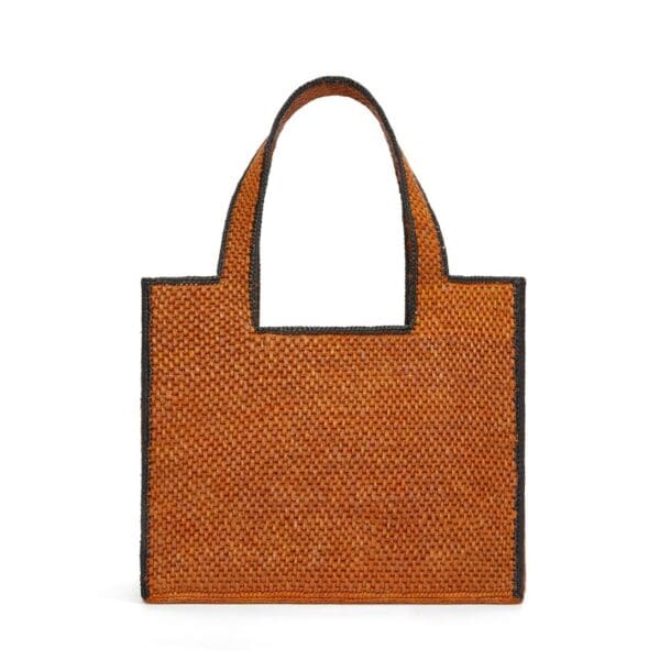LOEWE FONT TOTE LARGE BAG IN RAFFIA
