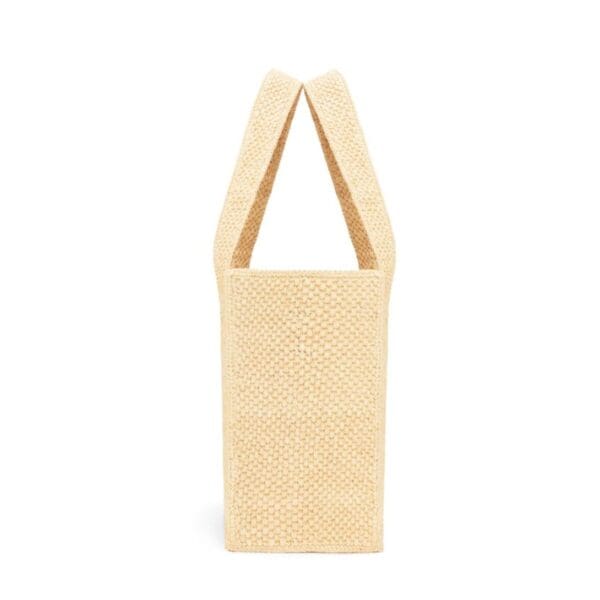 LOEWE FONT TOTE MEDIUM BAG IN RAFFIA