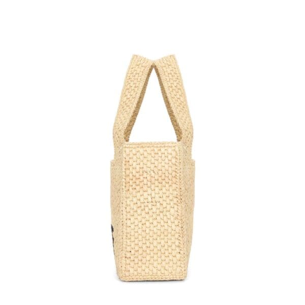 LOEWE FONT TOTE MINI BAG IN RAFFIA