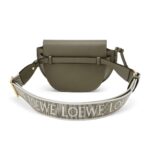 LOEWE GATE DUAL MINI BAG IN SOFT CALFSKIN AND JACQUARD