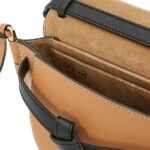 LOEWE GATE DUAL MINI BAG IN SOFT CALFSKIN AND JACQUARD