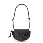 LOEWE GATE DUAL MINI BAG IN SOFT CALFSKIN AND JACQUARD