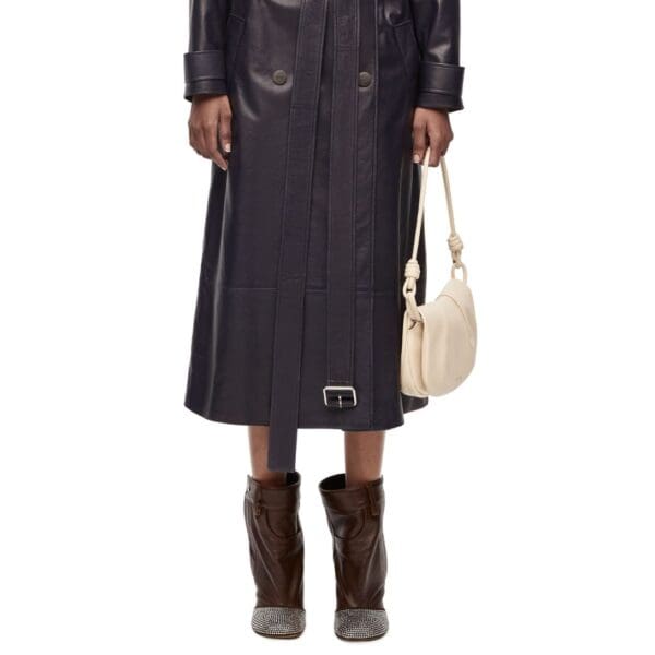 LOEWE PASEO SATCHEL BAG IN SHINY CALFSKIN